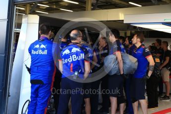 World © Octane Photographic Ltd. Formula 1 - British GP - Practice 3. Franz Tost – Team Principal of Scuderia Toro Rosso. Silverstone Circuit, Towcester, UK. Saturday7th July 2018.