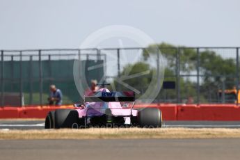 World © Octane Photographic Ltd. Formula 1 – British GP - Qualifying. Sahara Force India VJM11 - Sergio Perez. Silverstone Circuit, Towcester, UK. Saturday 7th July 2018.