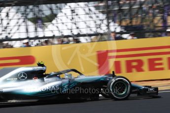 World © Octane Photographic Ltd. Formula 1 – British GP - Qualifying. Mercedes AMG Petronas Motorsport AMG F1 W09 EQ Power+ - Valtteri Bottas. Silverstone Circuit, Towcester, UK. Saturday 7th July 2018.