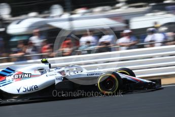 World © Octane Photographic Ltd. Formula 1 – British GP - Qualifying. Williams Martini Racing FW41 – Sergey Sirotkin. Silverstone Circuit, Towcester, UK. Saturday 7th July 2018.