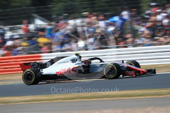 World © Octane Photographic Ltd. Formula 1 – British GP - Qualifying. Haas F1 Team VF-18 – Kevin Magnussen. Silverstone Circuit, Towcester, UK. Saturday 7th July 2018.