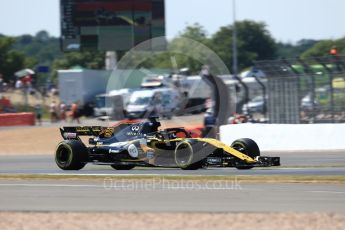 World © Octane Photographic Ltd. Formula 1 – British GP - Qualifying. Renault Sport F1 Team RS18 – Nico Hulkenberg. Silverstone Circuit, Towcester, UK. Saturday 7th July 2018.