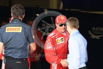 World © Octane Photographic Ltd. Formula 1 – British GP - Qualifying. Scuderia Ferrari SF71-H – Kimi Raikkonen. Silverstone Circuit, Towcester, UK. Saturday 7th July 2018.