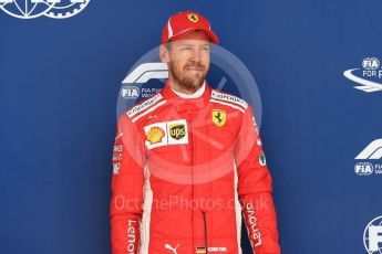 World © Octane Photographic Ltd. Formula 1 – British GP - Qualifying. Scuderia Ferrari SF71-H – Sebastian Vettel. Silverstone Circuit, Towcester, UK. Saturday 7th July 2018.