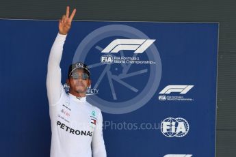 World © Octane Photographic Ltd. Formula 1 – British GP - Qualifying. Mercedes AMG Petronas Motorsport AMG F1 W09 EQ Power+ - Lewis Hamilton. Silverstone Circuit, Towcester, UK. Saturday 7th July 2018.