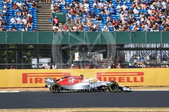 World © Octane Photographic Ltd. Formula 1 – British GP - Qualifying. Alfa Romeo Sauber F1 Team C37 – Charles Leclerc. Silverstone Circuit, Towcester, UK. Saturday 7th July 2018.