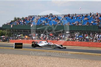 World © Octane Photographic Ltd. Formula 1 – British GP - Qualifying. Williams Martini Racing FW41 – Lance Stroll. Silverstone Circuit, Towcester, UK. Saturday 7th July 2018.