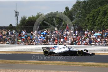 World © Octane Photographic Ltd. Formula 1 – British GP - Qualifying. Williams Martini Racing FW41 – Lance Stroll. Silverstone Circuit, Towcester, UK. Saturday 7th July 2018.