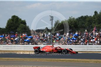 World © Octane Photographic Ltd. Formula 1 – British GP - Qualifying. Scuderia Ferrari SF71-H – Kimi Raikkonen. Silverstone Circuit, Towcester, UK. Saturday 7th July 2018.