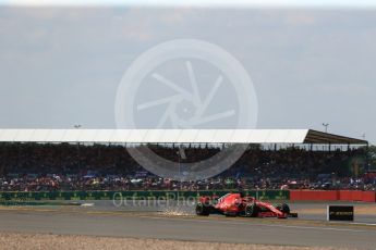 World © Octane Photographic Ltd. Formula 1 – British GP - Qualifying. Scuderia Ferrari SF71-H – Sebastian Vettel. Silverstone Circuit, Towcester, UK. Saturday 7th July 2018.