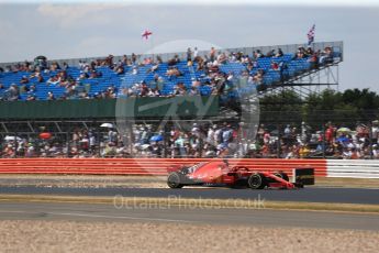 World © Octane Photographic Ltd. Formula 1 – British GP - Qualifying. Scuderia Ferrari SF71-H – Sebastian Vettel. Silverstone Circuit, Towcester, UK. Saturday 7th July 2018.