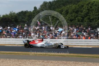 World © Octane Photographic Ltd. Formula 1 – British GP - Qualifying. Alfa Romeo Sauber F1 Team C37 – Marcus Ericsson. Silverstone Circuit, Towcester, UK. Saturday 7th July 2018.