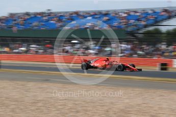 World © Octane Photographic Ltd. Formula 1 – British GP - Qualifying. Scuderia Ferrari SF71-H – Kimi Raikkonen. Silverstone Circuit, Towcester, UK. Saturday 7th July 2018.