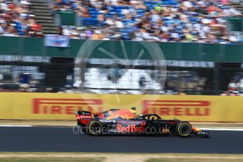 World © Octane Photographic Ltd. Formula 1 – British GP - Qualifying. Aston Martin Red Bull Racing TAG Heuer RB14 – Daniel Ricciardo. Silverstone Circuit, Towcester, UK. Saturday 7th July 2018.