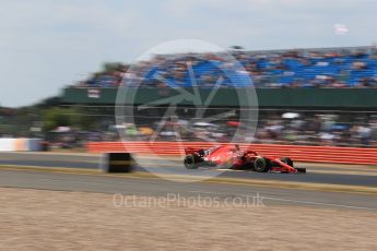 World © Octane Photographic Ltd. Formula 1 – British GP - Qualifying. Scuderia Ferrari SF71-H – Sebastian Vettel. Silverstone Circuit, Towcester, UK. Saturday 7th July 2018.