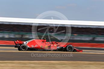 World © Octane Photographic Ltd. Formula 1 – British GP - Qualifying. Scuderia Ferrari SF71-H – Kimi Raikkonen. Silverstone Circuit, Towcester, UK. Saturday 7th July 2018.