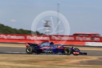 World © Octane Photographic Ltd. Formula 1 – British GP - Qualifying. Scuderia Toro Rosso STR13 – Pierre Gasly. Silverstone Circuit, Towcester, UK. Saturday 7th July 2018.