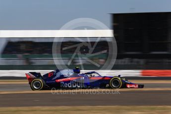 World © Octane Photographic Ltd. Formula 1 – British GP - Qualifying. Scuderia Toro Rosso STR13 – Pierre Gasly. Silverstone Circuit, Towcester, UK. Saturday 7th July 2018.