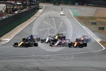 World © Octane Photographic Ltd. Formula 1 – British GP - Race. Renault Sport F1 Team RS18 – Nico Hulkenberg. Silverstone Circuit, Towcester, UK. Sunday 8th July 2018.