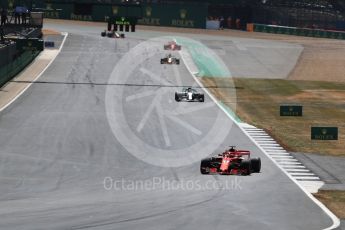 World © Octane Photographic Ltd. Formula 1 – British GP - Race. Scuderia Ferrari SF71-H – Sebastian Vettel. Silverstone Circuit, Towcester, UK. Sunday 8th July 2018.