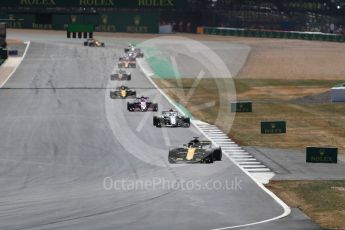 World © Octane Photographic Ltd. Formula 1 – British GP - Race. Renault Sport F1 Team RS18 – Nico Hulkenberg. Silverstone Circuit, Towcester, UK. Sunday 8th July 2018.