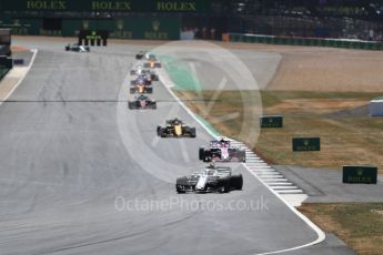 World © Octane Photographic Ltd. Formula 1 – British GP - Race. Alfa Romeo Sauber F1 Team C37 – Charles Leclerc. Silverstone Circuit, Towcester, UK. Sunday 8th July 2018.