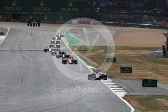 World © Octane Photographic Ltd. Formula 1 – British GP - Race. Haas F1 Team VF-18 – Kevin Magnussen. Silverstone Circuit, Towcester, UK. Sunday 8th July 2018.