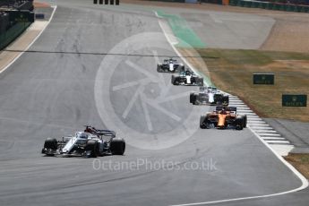 World © Octane Photographic Ltd. Formula 1 – British GP - Race. Alfa Romeo Sauber F1 Team C37 – Marcus Ericsson. Silverstone Circuit, Towcester, UK. Sunday 8th July 2018.