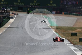 World © Octane Photographic Ltd. Formula 1 – British GP - Race. Scuderia Ferrari SF71-H – Sebastian Vettel. Silverstone Circuit, Towcester, UK. Sunday 8th July 2018.