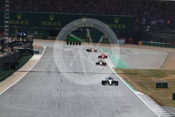 World © Octane Photographic Ltd. Formula 1 – British GP - Race. Mercedes AMG Petronas Motorsport AMG F1 W09 EQ Power+ - Valtteri Bottas. Silverstone Circuit, Towcester, UK. Sunday 8th July 2018.