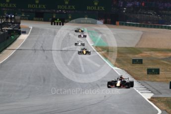 World © Octane Photographic Ltd. Formula 1 – British GP - Race. Aston Martin Red Bull Racing TAG Heuer RB14 – Daniel Ricciardo. Silverstone Circuit, Towcester, UK. Sunday 8th July 2018.