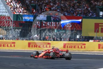 World © Octane Photographic Ltd. Formula 1 – British GP - Race. Scuderia Ferrari SF71-H – Sebastian Vettel. Silverstone Circuit, Towcester, UK. Sunday 8th July 2018.