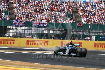 World © Octane Photographic Ltd. Formula 1 – British GP - Race. Mercedes AMG Petronas Motorsport AMG F1 W09 EQ Power+ - Valtteri Bottas. Silverstone Circuit, Towcester, UK. Sunday 8th July 2018.