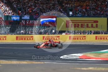 World © Octane Photographic Ltd. Formula 1 – British GP - Race. Scuderia Ferrari SF71-H – Sebastian Vettel. Silverstone Circuit, Towcester, UK. Sunday 8th July 2018.