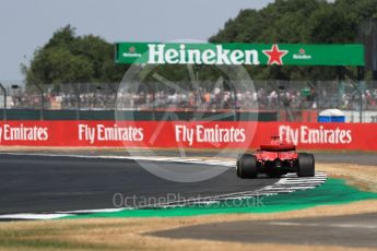 World © Octane Photographic Ltd. Formula 1 – British GP - Race. Scuderia Ferrari SF71-H – Sebastian Vettel. Silverstone Circuit, Towcester, UK. Sunday 8th July 2018.