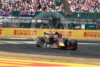 World © Octane Photographic Ltd. Formula 1 – British GP - Race. Aston Martin Red Bull Racing TAG Heuer RB14 – Max Verstappen. Silverstone Circuit, Towcester, UK. Sunday 8th July 2018.