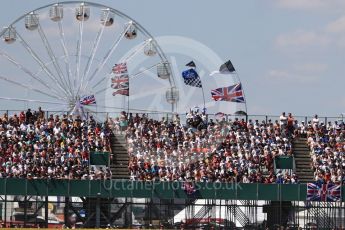 World © Octane Photographic Ltd. Formula 1 – British GP - Race. Fans in the grandstands. Silverstone Circuit, Towcester, UK. Sunday 8th July 2018.