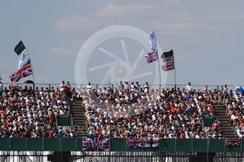 World © Octane Photographic Ltd. Formula 1 – British GP - Race. Fans in the grandstands. Silverstone Circuit, Towcester, UK. Sunday 8th July 2018.