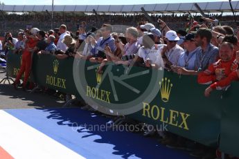 World © Octane Photographic Ltd. Formula 1 – British GP - Parc Ferme. Scuderia Ferrari SF71-H – Sebastian Vettel. Silverstone Circuit, Towcester, UK. Sunday 8th July 2018.