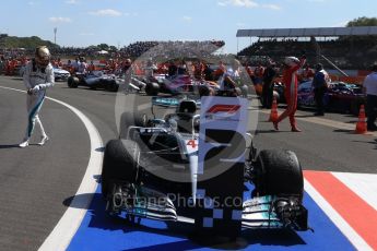 World © Octane Photographic Ltd. Formula 1 – British GP - Parc Ferme. Mercedes AMG Petronas Motorsport AMG F1 W09 EQ Power+ - Lewis Hamilton. Silverstone Circuit, Towcester, UK. Sunday 8th July 2018.