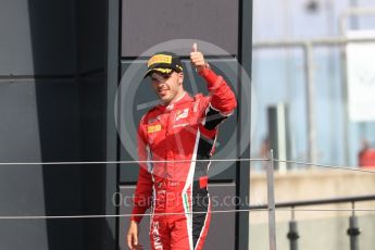 World © Octane Photographic Ltd. FIA Formula 2 (F2) – Spanish GP - Race 1. Carouz - Antonio Fuoco. Circuit de Barcelona-Catalunya, Spain. Saturday 7th July 2018.