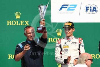 World © Octane Photographic Ltd. FIA Formula 2 (F2) – Spanish GP - Race 1. ART Grand Prix - George Russell. Circuit de Barcelona-Catalunya, Spain. Saturday 7th July 2018.