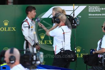 World © Octane Photographic Ltd. FIA Formula 2 (F2) – Spanish GP - Race 2. ART Grand Prix - George Russell. Circuit de Barcelona-Catalunya, Spain. Sunday 8th July 2018.
