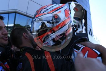 World © Octane Photographic Ltd. FIA Formula 2 (F2) – Spanish GP - Race 2. ART Grand Prix - George Russell. Circuit de Barcelona-Catalunya, Spain. Sunday 8th July 2018.