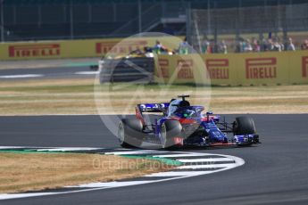 World © Octane Photographic Ltd. Formula 1 – British GP - Practice 1. Scuderia Toro Rosso STR13 – Brendon Hartley. Silverstone Circuit, Towcester, UK. Friday 6th July 2018.