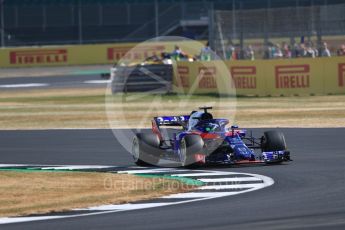 World © Octane Photographic Ltd. Formula 1 – British GP - Practice 1. Scuderia Toro Rosso STR13 – Brendon Hartley. Silverstone Circuit, Towcester, UK. Friday 6th July 2018.