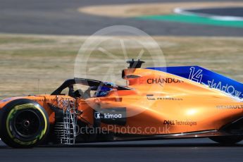 World © Octane Photographic Ltd. Formula 1 – British GP - Practice 1. McLaren MCL33 – Fernando Alonso. Silverstone Circuit, Towcester, UK. Friday 6th July 2018.