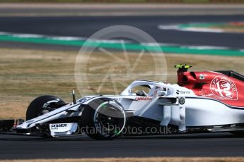 World © Octane Photographic Ltd. Formula 1 – British GP - Practice 1. Alfa Romeo Sauber F1 Team C37 – Charles Leclerc. Silverstone Circuit, Towcester, UK. Friday 6th July 2018.