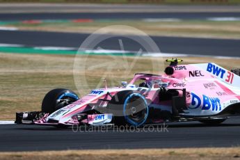 World © Octane Photographic Ltd. Formula 1 – British GP - Practice 1. Sahara Force India VJM11 - Esteban Ocon. Silverstone Circuit, Towcester, UK. Friday 6th July 2018.