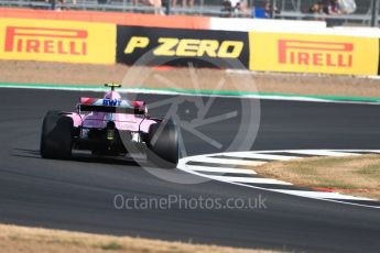World © Octane Photographic Ltd. Formula 1 – British GP - Practice 1. Sahara Force India VJM11 - Esteban Ocon. Silverstone Circuit, Towcester, UK. Friday 6th July 2018.